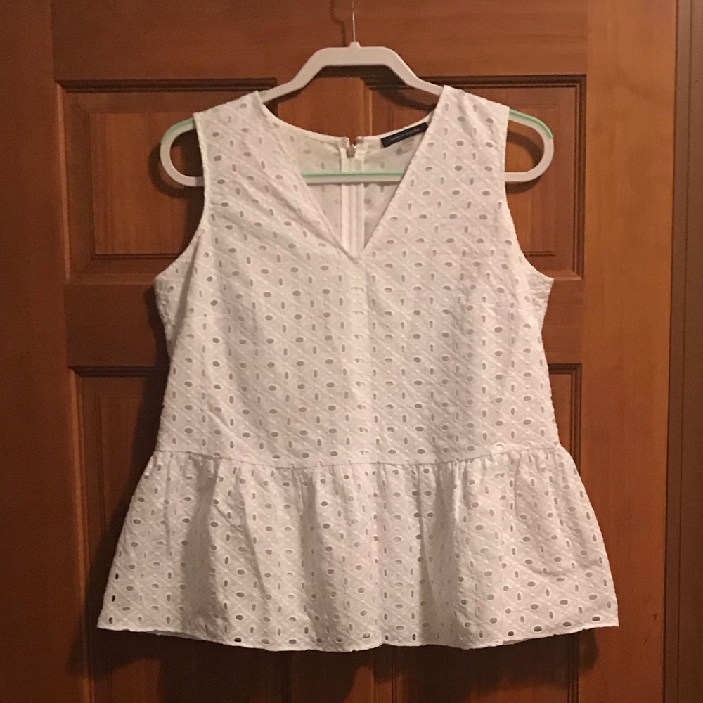Tommy Hilfiger lace peplum top